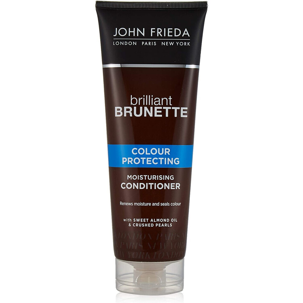 John Frieda Brilliant Brunette Colour Protecting Moisturising Conditioner 250ml