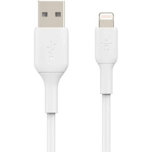 Belkin Lightning Cable (Boost Charge Lightning to USB Cable for iPhone, iPad, AirPods) MFi-Certified iPhone Charging Cable (White, 2m)