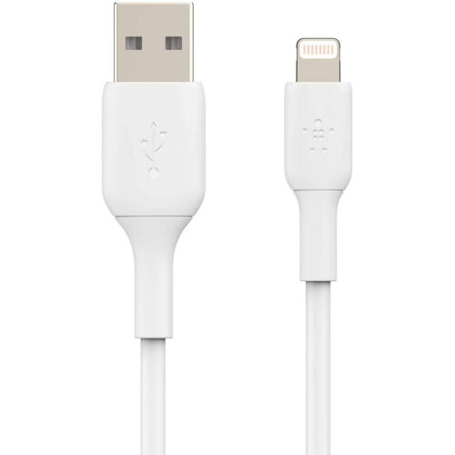 Belkin BELKIN - cable - Cable Lightning USB-A 2M, Blanco
