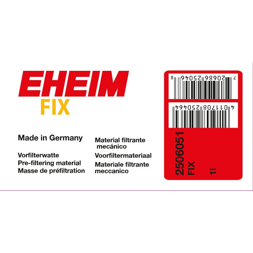 Eheim Eheim 2506051 Fix, pre-filter compound, 1 L 2
