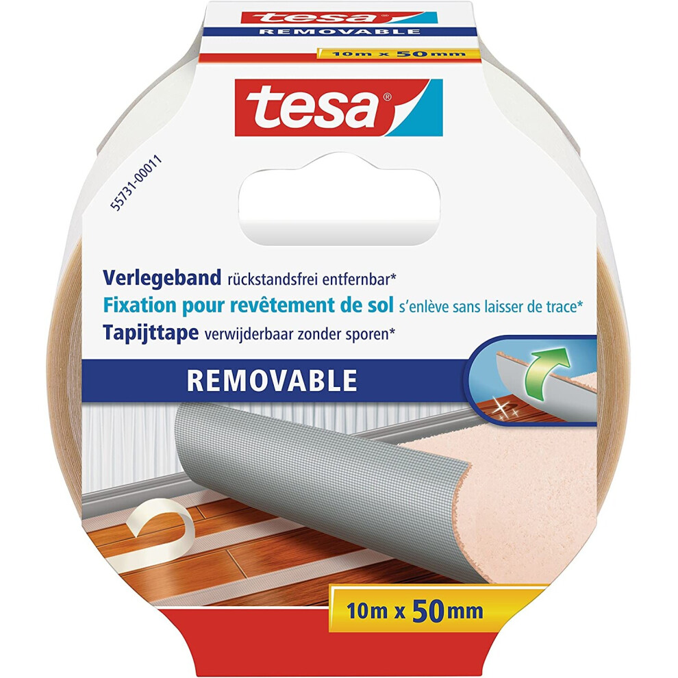 Tesa Flooring Tape Residue-Free Removal 4042448388445