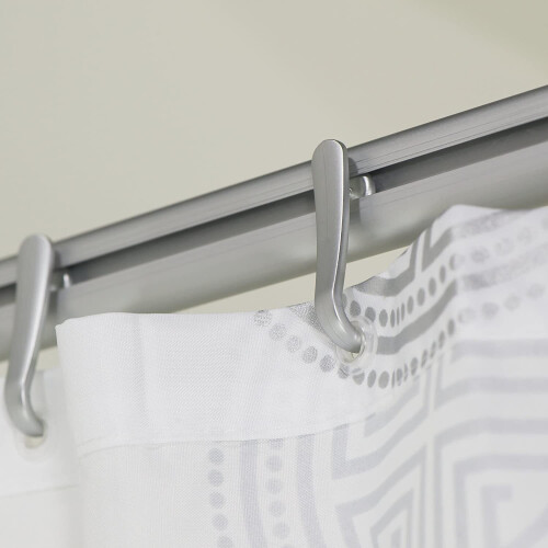 Sealskin Easy Roll Hooks, Matt Aluminium, 2.3 x 5.2 x 1 cm 1