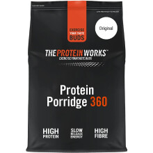 THE PROTEIN WORKS High Protein Porridge 360 | Low Sugar Breakfast | Added Vitamins | Low GI, Wholegrain Oats | High Fibre | Original | 2 Kg