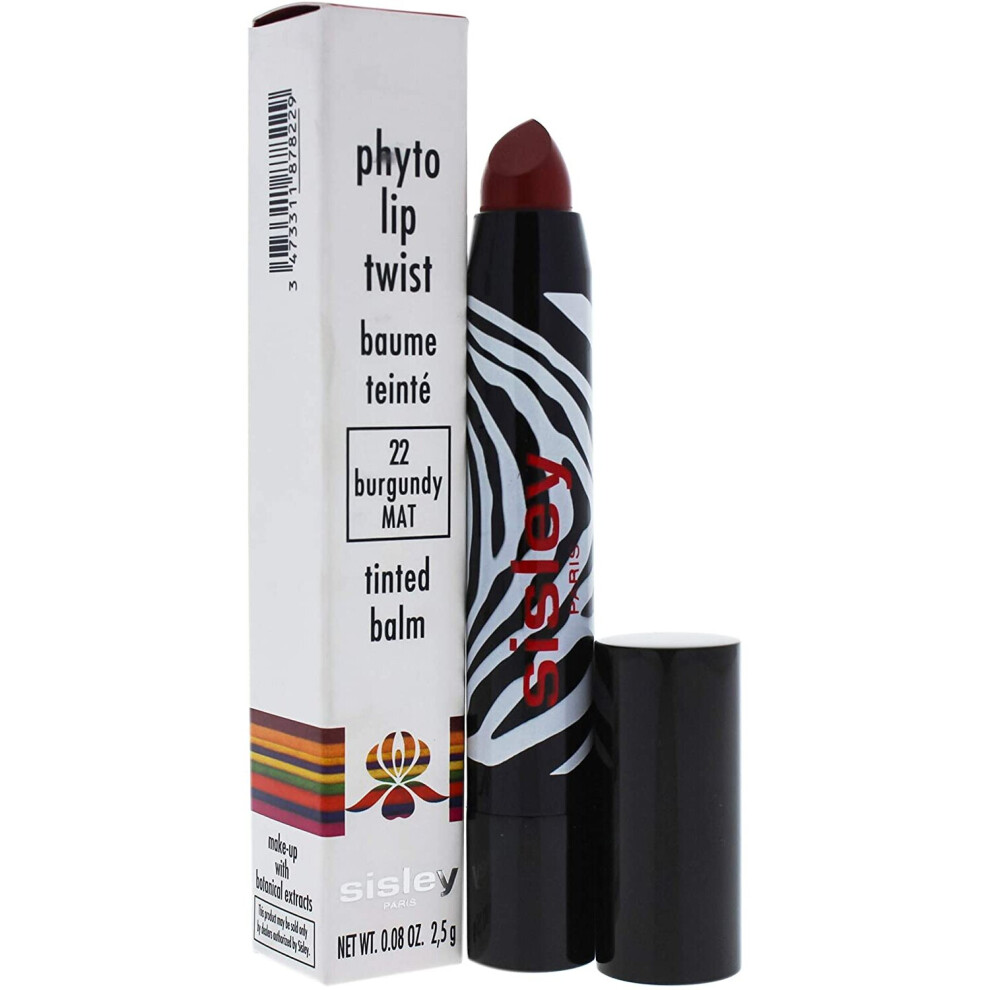 Sisley Phyto Lip Twist Red Lip Balm 22 Burgundy Mat