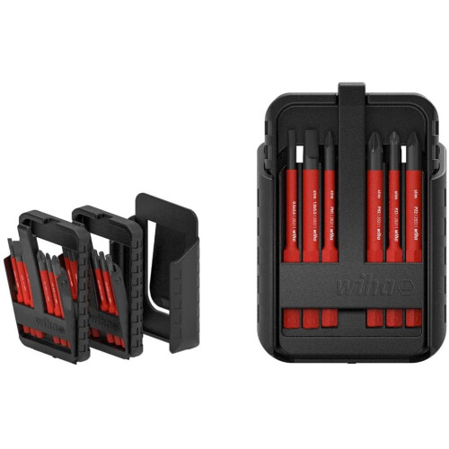 Wiha wiha - set di punte elettriche slimbit - 12 pezzi