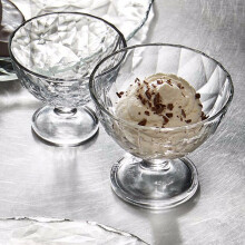 (22cl Junior Glass, 6) Glass Ice Cream Sundae Glasses Dessert Cocktail