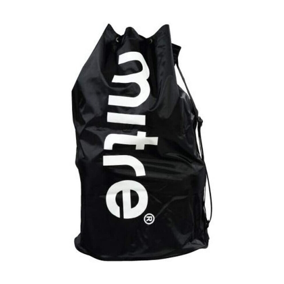 Mitre Unisex Adult 12 Ball Football Bag, Black, One Size
