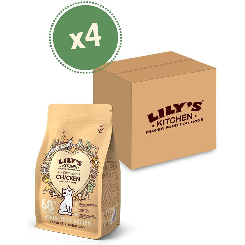 Lily's Kitchen Chicken Casserole Complete Adult Dry Cat Food 4 x 800 g