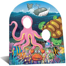 Star Cutouts Cut Out STSC764 – Figure Giant Passe Tête – Under The Sea – 118 x 95 cm