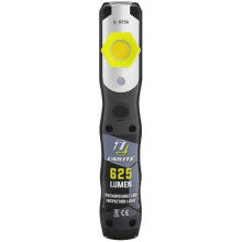 Unilite IL-625R USB Rechargeable High Grade LED Inspection Light | 625 Lumen | Additional 250 Lm Top Torch | UV LED on Front | Type C Fast Charge