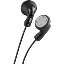 JVC Gumy In-Ear Wired Headphones Earphones Compatible with iPod, iPhone, Samsung - Black