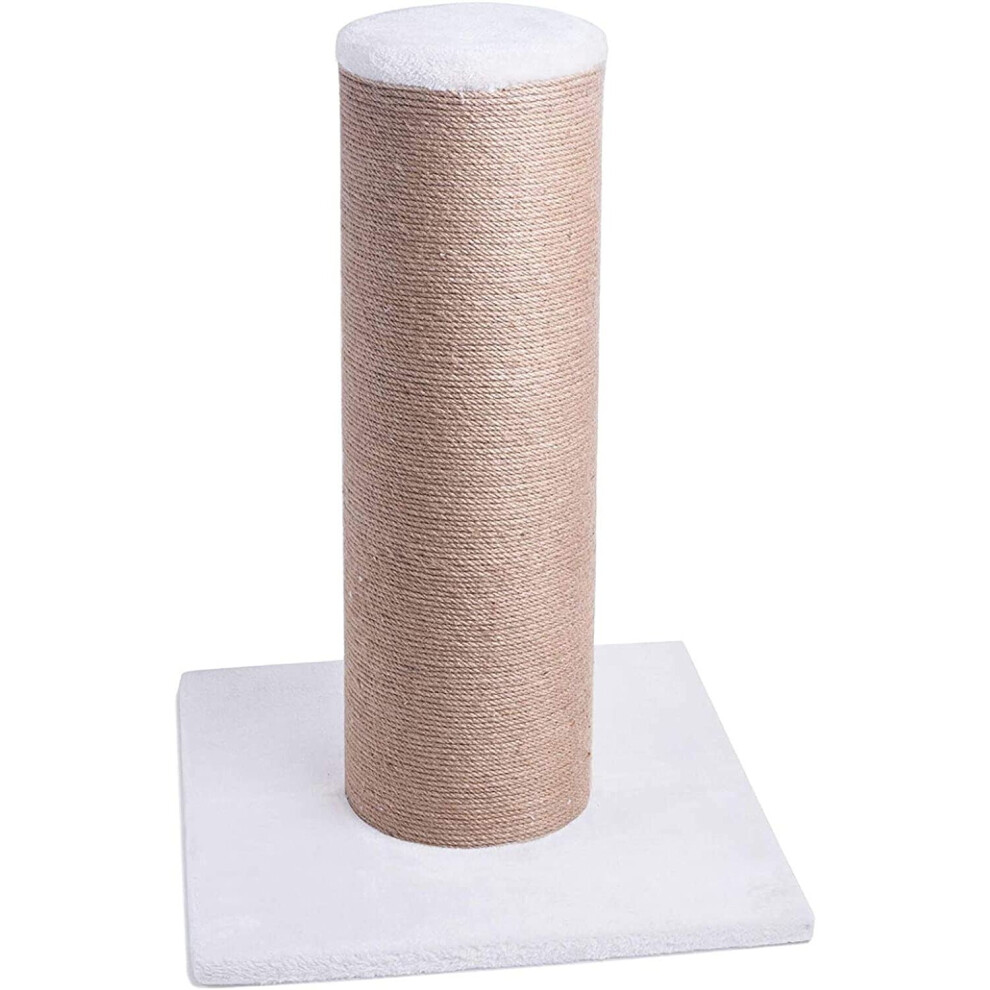 CA&T Ultimate Fat Boy Cat Scratching Mega Post Pole Pad Tree Large Beige