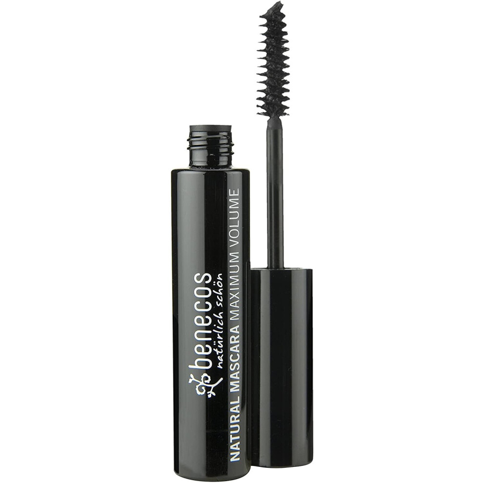Benecos Maximum Volume Natural Mascara, Deep Black, 8 Ml