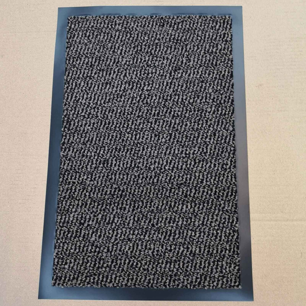 (Light Beige, Runner : 60 x 180 cm) Heavy Duty Barrier Non Slip Rubber Backing Rug Mat