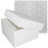 Culpitt 8 Inch Square Silver Cake Drum Board & White Cake Box Combo 1