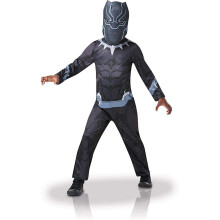 Rubie's Official Marvel Avengers Black Panther Classic Childs Costume, Kids Superhero Fancy Dress