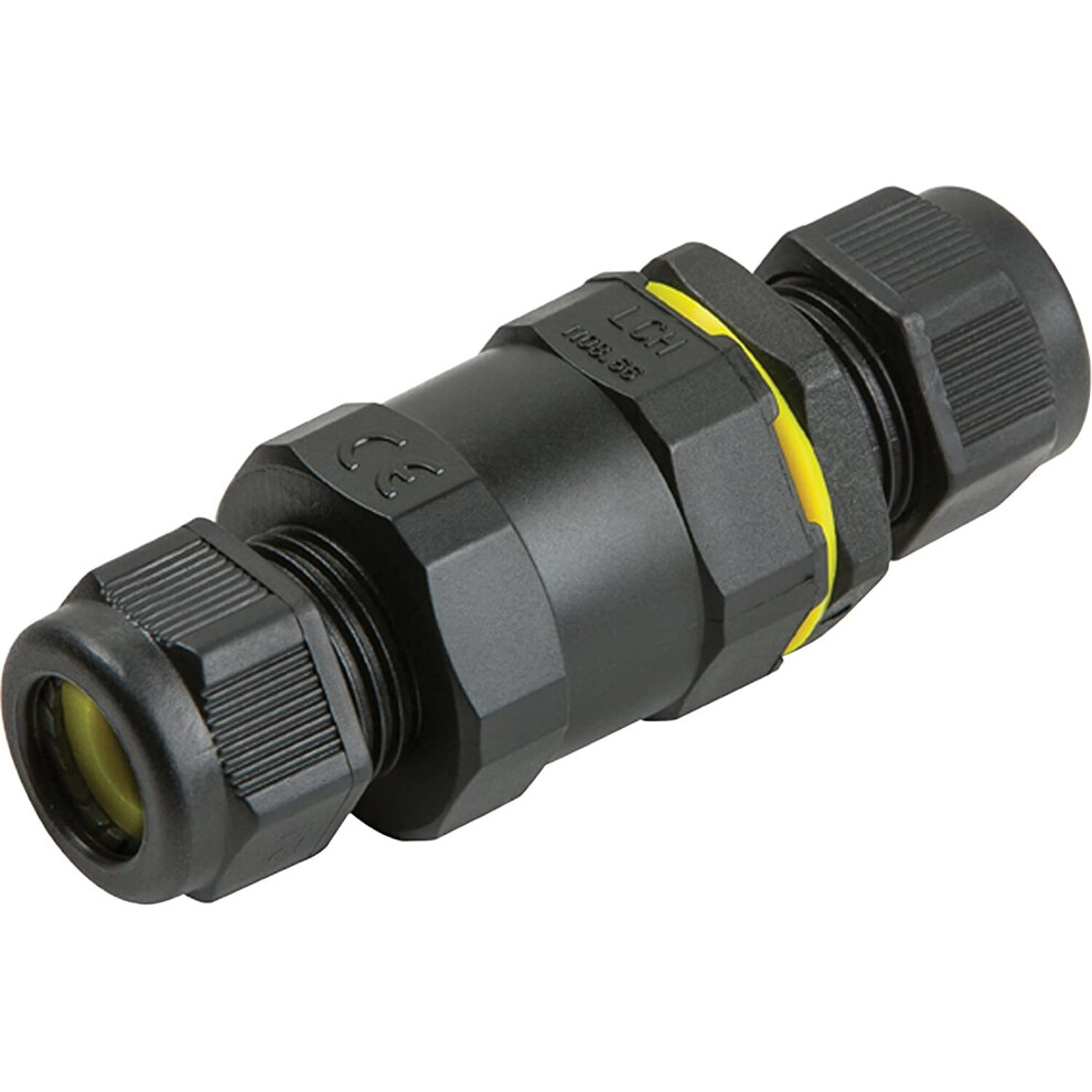 Knightsbridge Jbav002 Jb Ip68 16A Weatherproof Inline Connector (3 Pole), 230 V, Grey 013523116738