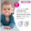 MAM MAM Perfect Night Soothers 0+ Months (Pack of 2), Thinner and Softer Baby Soothers with Self Sterilising Travel Case, Newborn Essentials, White/Grey 6