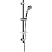 Croydex AM169341 Essentials Three Function Shower Set includes Handset/ Hose/ Riser Rail, Chrome , 69.4 x 16.2 x 5.8 cm