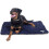 Petface Outdoor Paws Memory Foam Microfibre Crate Mat, Small, Blue 7
