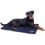 Petface Outdoor Paws Memory Foam Microfibre Crate Mat, Small, Blue 8