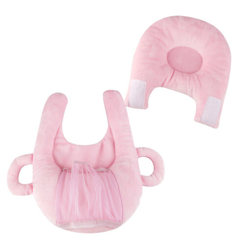 (pink) Portable baby pillow