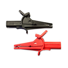 PeakTech Insulated 4 mm Crocodile Clips, 1 x Cat III, P 7015