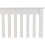 (White) Monaco 4FT 6inch Double Low Foot End Bed Frame 2
