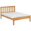 (Antique Pine) Monaco 4FT 6inch Double Low Foot End Bed Frame 3