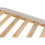(White) Monaco 4FT 6inch Double Low Foot End Bed Frame 4