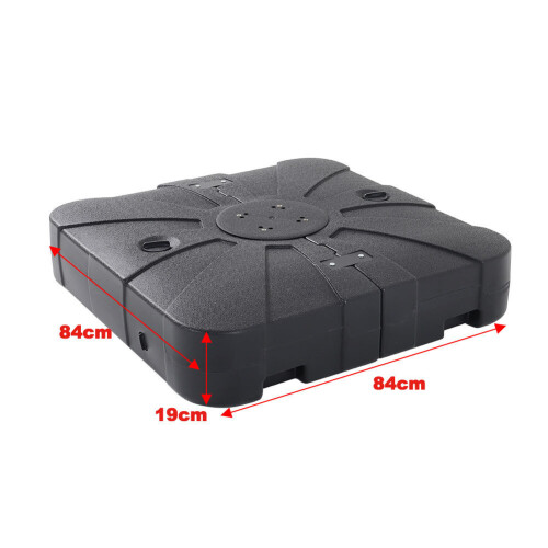 Living And Home HDPE Square Plastic Outdoor Umbrella Stand Parasol Base 2