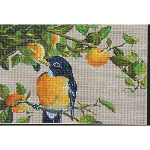 Robin Cross Stitch Chart Near North Treasures