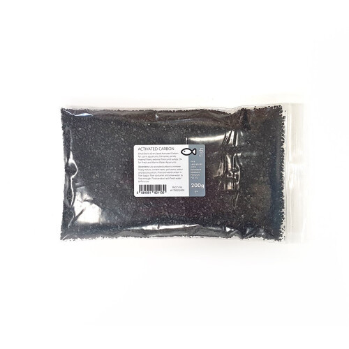 Activated Carbon 200g - Small Charcoal Granules Fish Tank Filter Media