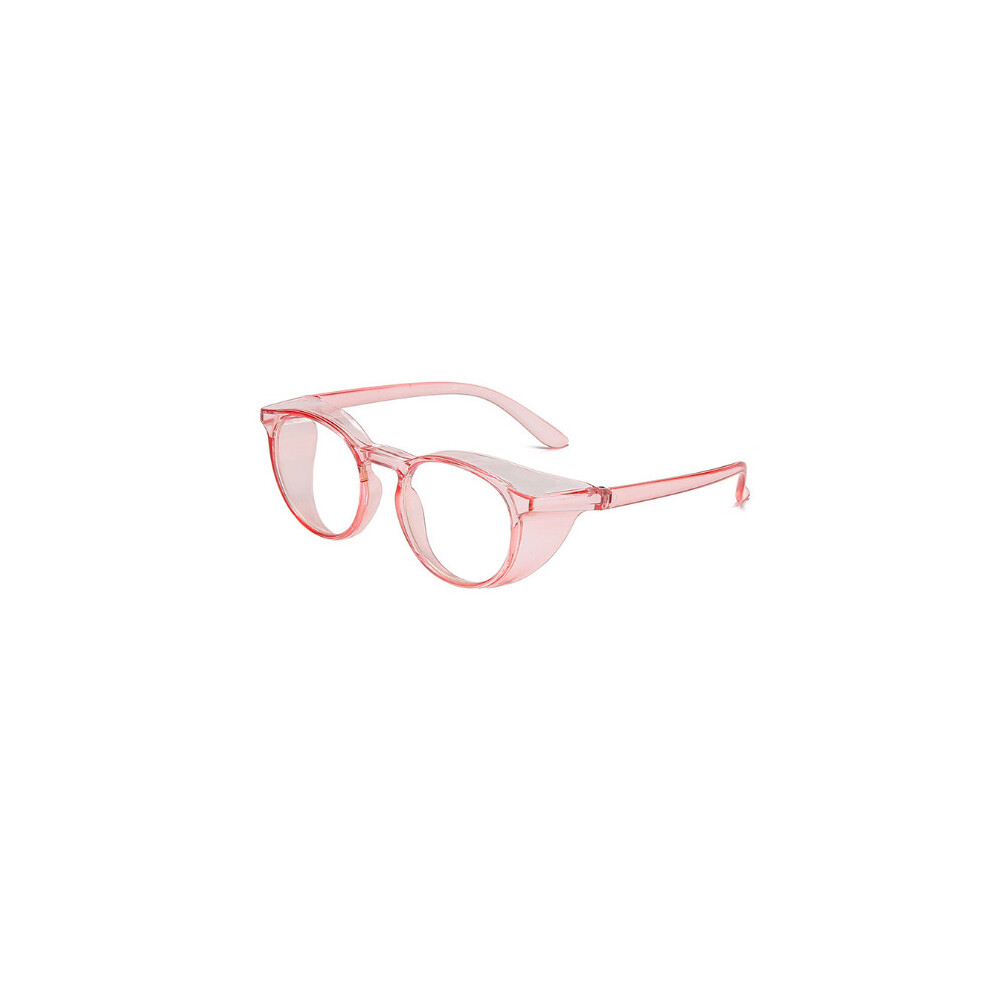 (Pink) Safety Goggles Glasses Eye Protection Anti Fog Clear Vent Unisex 699346582549
