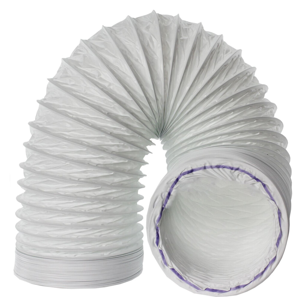 Vent / Ducting Hose Round Flexible 125Mm X 3M Metre 5" Pvc 7425750221292