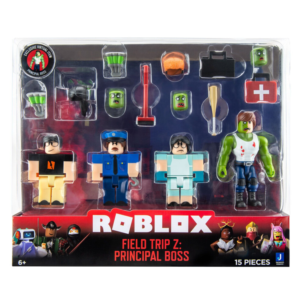 Roblox Field Trip Z: Principal Boss Figures