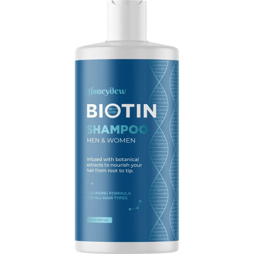 Biotin Shampoo for Hair Growth Formula for Hair Loss Removes DHT for Thicker Fuller
