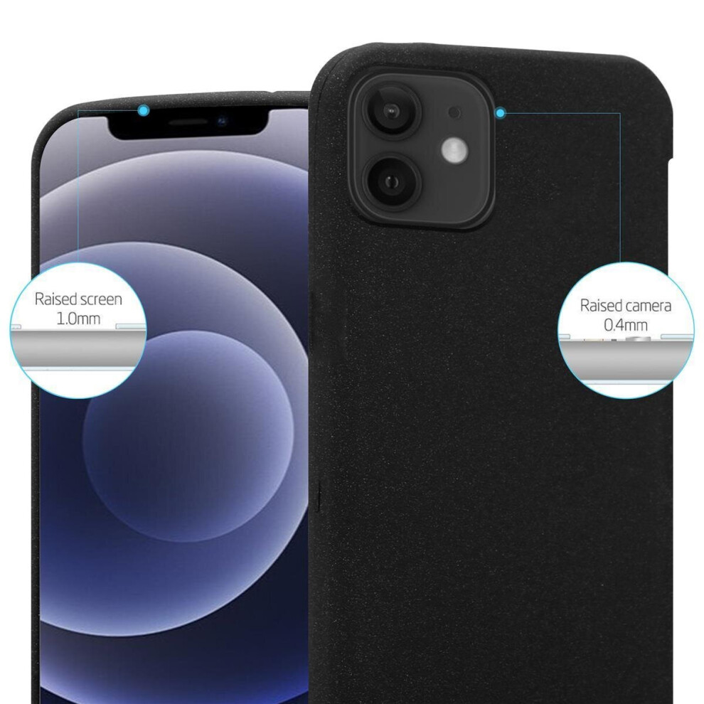 (Frost Schwarz, Apple Iphone 12 / Iphone 12 Pro (6,1" Zoll)) Cadorabo Case For Apple Iphone 12 / 12 Pro Cover Matt Protection Tpu Silicone Gel Back Ca Black 4063758195059