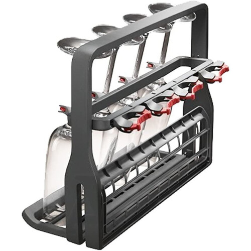SPARES2GO Universal Wine Glass Basket Rack for Dishwashers by SPARES2GO 2