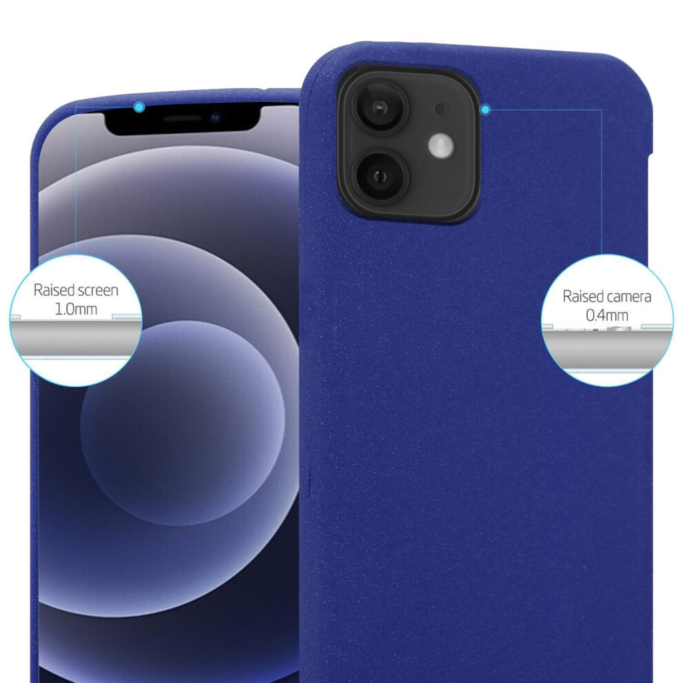 (Frost Dunkel Blau, Apple Iphone 12 / Iphone 12 Pro (6,1" Zoll)) Cadorabo Case For Apple Iphone 12 / 12 Pro Cover Matt Protection Tpu Silicone Gel Bac Blue 4063758195073
