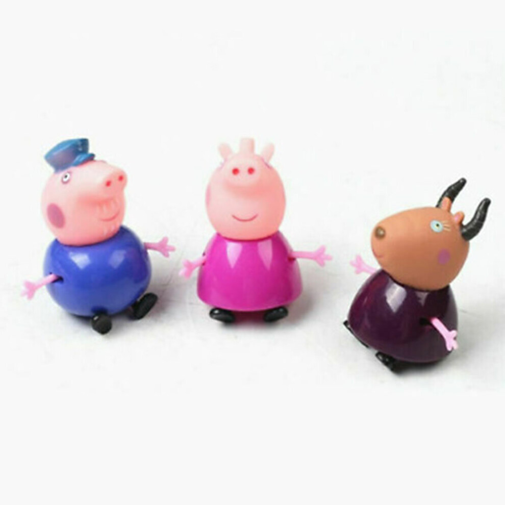 4-25X PEPPA PIG Familie Freunde Emily Actionfiguren Spielzeug
