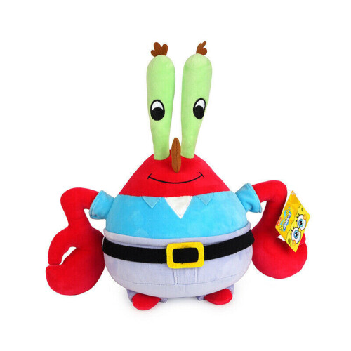 (38cm Eugene H. Krabs) Spongebob Plush Toy Patrick Star Soft Stuffed Doll