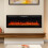 Living And Home 70 Inch Wall/Inset Electric Fireplace Fire 12 LED Flames 3