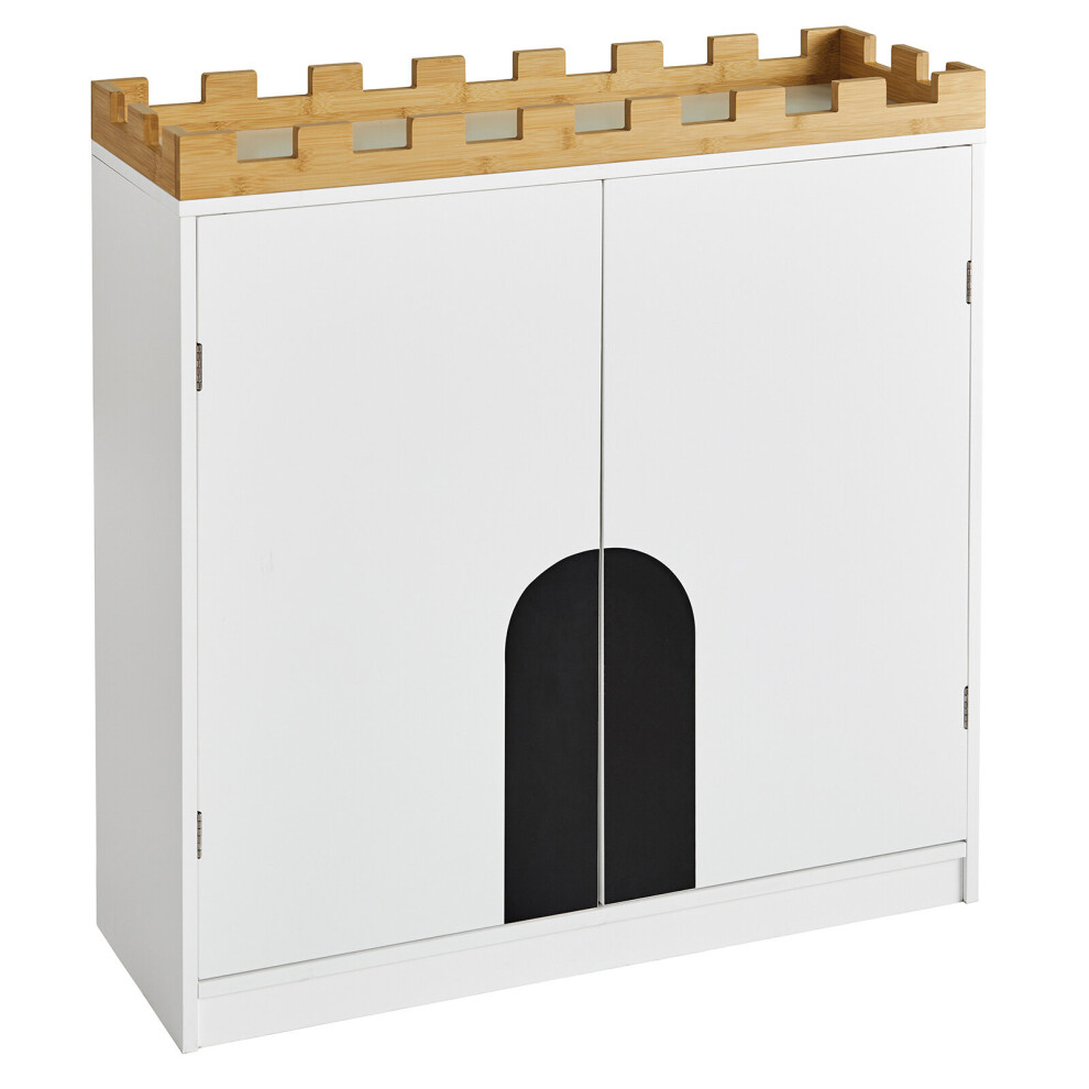 SoBuy KMB44-W Children Storage Chest Cabinet,Kids Book Shelf Organizer