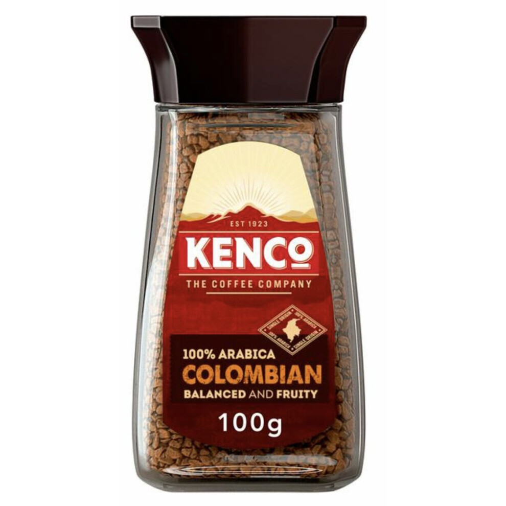 KENCO  100%  ARABICA COLOMBIAN 100 GRAMS - Pack of 6