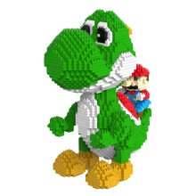 Super Mario Luigi Building Blocks Puzzle Micro 3D Figures Brick Toys