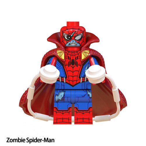 10PCS Zombie Doctor Strange Spider-man Minifigures Toys Fit Lego