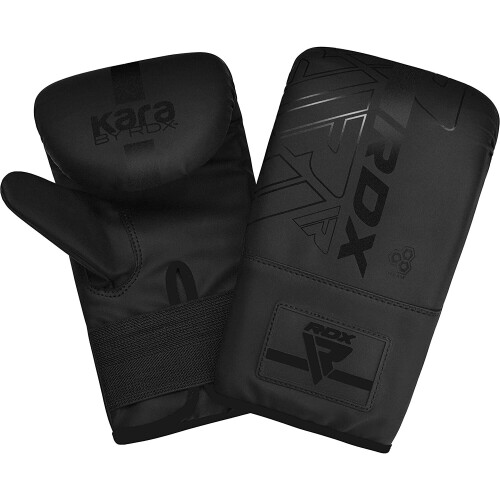 (Black) RDX Bag Gloves for Heavy Punching Training MMA 2