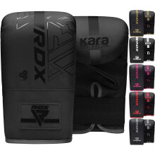 (Black) RDX Bag Gloves for Heavy Punching Training MMA