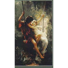 Springtime Romance From The Past Cross Stitch Chart Kustom Krafts